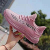 Women's Running Summer Woven Sports Sneakers Fashion Casual Shoe Breathable Mesh Walking Shoes Non Slip Lightweight Breathable Mesh Running Shoes Comfortable Design by Stevvex