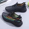 Women's Running Summer Woven Sports Sneakers Fashion Casual Shoe Breathable Mesh Walking Shoes Non Slip Lightweight Breathable Mesh Running Shoes Comfortable Design by Stevvex