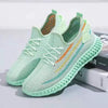Women's Running Summer Woven Sports Sneakers Fashion Casual Shoe Breathable Mesh Walking Shoes Non Slip Lightweight Breathable Mesh Running Shoes Comfortable Design by Stevvex