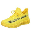 Women's Running Summer Woven Sports Sneakers Fashion Casual Shoe Breathable Mesh Walking Shoes Non Slip Lightweight Breathable Mesh Running Shoes Comfortable Design by Stevvex