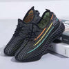 Women's Running Summer Woven Sports Sneakers Fashion Casual Shoe Breathable Mesh Walking Shoes Non Slip Lightweight Breathable Mesh Running Shoes Comfortable Design by Stevvex