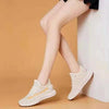 Women's Running Summer Woven Sports Sneakers Fashion Casual Shoe Breathable Mesh Walking Shoes Non Slip Lightweight Breathable Mesh Running Shoes Comfortable Design by Stevvex