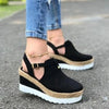 Women's Sandals Vintage Shoes Buckle Strap Straw Thick Bottom Flats Platform Sandals Flock Retro Shoes Woman Buckle Strap Straw Thick Bottom Party Flatform Sandals by Stevvex