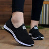 Women's Sneakers Espadrrilles Breathable Mesh Summer Shoes For Women Walking Solid Non Slip Casual Shoes Girls Tennis Slip On Sneakers Lightweight Comfortable Mesh Casual Sneakers by Stevvex