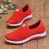 Women's Sneakers Espadrrilles Breathable Mesh Summer Shoes For Women Walking Solid Non Slip Casual Shoes Girls Tennis Slip On Sneakers Lightweight Comfortable Mesh Casual Sneakers by Stevvex