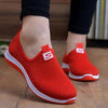 Women's Sneakers Espadrrilles Breathable Mesh Summer Shoes For Women Walking Solid Non Slip Casual Shoes Girls Tennis Slip On Sneakers Lightweight Comfortable Mesh Casual Sneakers by Stevvex
