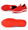 Women's Sneakers Espadrrilles Breathable Mesh Summer Shoes For Women Walking Solid Non Slip Casual Shoes Girls Tennis Slip On Sneakers Lightweight Comfortable Mesh Casual Sneakers by Stevvex