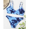 Women's Swimsuit Bikini Swimwear Floral Random Print Bikini Set Push-Up Bikinis Swim Suit Female Beachwear Swim Women Swimsuits Halter Push Up Bikini Two Piece Bathing Suits For Women by Stevvex
