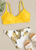 Women's Swimsuit Bikini Swimwear Floral Random Print Bikini Set Push-Up Bikinis Swim Suit Female Beachwear Swim Women Swimsuits Halter Push Up Bikini Two Piece Bathing Suits For Women by Stevvex