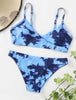 Women's Swimsuit Bikini Swimwear Floral Random Print Bikini Set Push-Up Bikinis Swim Suit Female Beachwear Swim Women Swimsuits Halter Push Up Bikini Two Piece Bathing Suits For Women by Stevvex