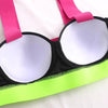 Women's Swimsuits Swimwear Patchwork Bikini Woman Push up Bikinis Swimsuit Bathing Suits Women Rave Neon Patchwork Bikini Swimsuit 2 Piece Cutout Molded Push Up Bathing Suit by Stevvex
