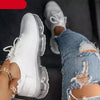Women's Vulcanize Stylish Sneakers Fashionable Luxury Summer Air Cushion Sole Running Lightweight Mesh Tennis Sneaker Fashion Athletic Walking Shoes Elegant Design by Stevvex