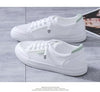 Women's White Casual Sneakers Spring Summer Breathable Flats Solid Color Mesh Shoes Fashion White Flat Sneakers Women Workout Tennis Walking Gym Fashion Sneakers by Stevvex