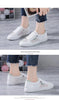 Women's White Casual Sneakers Spring Summer Breathable Flats Solid Color Mesh Shoes Fashion White Flat Sneakers Women Workout Tennis Walking Gym Fashion Sneakers by Stevvex