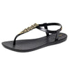 Women Sandals Flip Flops Summer Flat Shoes Woman Sandals Beach Flat Sandals T-Strap Sandals Strappy Flip Flop Sandal Flat Slide Casual Summer Beach Thong Slipper by Stevvex