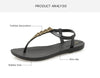 Women Sandals Flip Flops Summer Flat Shoes Woman Sandals Beach Flat Sandals T-Strap Sandals Strappy Flip Flop Sandal Flat Slide Casual Summer Beach Thong Slipper by Stevvex