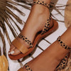 Women Sandals Summer Hollow Out Shoes Open Toe Beach Flats Ladies Footwear Strappy Flat Sandals Adjustable Casual Sandal With Open Toe Slingback Elegant Sandals by Stevvex