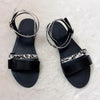 Women Sandals Summer Hollow Out Shoes Open Toe Beach Flats Ladies Footwear Strappy Flat Sandals Adjustable Casual Sandal With Open Toe Slingback Elegant Sandals by Stevvex