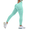 Women Seamless Workout Leggings High Waist Push Up Leggings Seamless Leggings Women Yoga Pants Fitness Push Up Leggings Workout Gym Pants Female Ladies Fashion Legging Bright Colors Yellow Sports Leggings by Stevvex