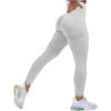 Women Seamless Workout Leggings High Waist Push Up Leggings Seamless Leggings Women Yoga Pants Fitness Push Up Leggings Workout Gym Pants Female Ladies Fashion Legging Bright Colors Yellow Sports Leggings by Stevvex