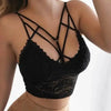 Women Sexy Underwear Black Lace Bralette Push Up Bras For Women Sleeveless Plus Size Bras For Female by Stevvex