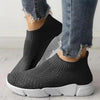 Women Slip On White Sneakers Vulcanize Shoes Super Light Women Casual Breathable Walking Shoes Lightweight Running Shoes Mesh Workout Casual Espadrilles Sports Sneakers by Stevvex