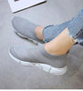 Women Slip On White Sneakers Vulcanize Shoes Super Light Women Casual Breathable Walking Shoes Lightweight Running Shoes Mesh Workout Casual Espadrilles Sports Sneakers by Stevvex