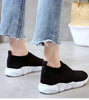 Women Slip On White Sneakers Vulcanize Shoes Super Light Women Casual Breathable Walking Shoes Lightweight Running Shoes Mesh Workout Casual Espadrilles Sports Sneakers by Stevvex