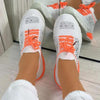 Women Sport Elegant Sneakers Platform Shoes Flats Solid Casual Spring Summer New Fashion Women's Vulcanized Running Sneakers Walking Tennis Shoes Lightweight Breathable Design by Stevvex