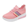 Women Sport Elegant Sneakers Platform Shoes Flats Solid Casual Spring Summer New Fashion Women's Vulcanized Running Sneakers Walking Tennis Shoes Lightweight Breathable Design by Stevvex