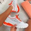 Women Sport Elegant Sneakers Platform Shoes Flats Solid Casual Spring Summer New Fashion Women's Vulcanized Running Sneakers Walking Tennis Shoes Lightweight Breathable Design by Stevvex