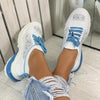 Women Sport Elegant Sneakers Platform Shoes Flats Solid Casual Spring Summer New Fashion Women's Vulcanized Running Sneakers Walking Tennis Shoes Lightweight Breathable Design by Stevvex