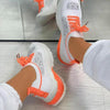 Women Sport Elegant Sneakers Platform Shoes Flats Solid Casual Spring Summer New Fashion Women's Vulcanized Running Sneakers Walking Tennis Shoes Lightweight Breathable Design by Stevvex