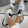 Women Sport Elegant Sneakers Platform Shoes Flats Solid Casual Spring Summer New Fashion Women's Vulcanized Running Sneakers Walking Tennis Shoes Lightweight Breathable Design by Stevvex