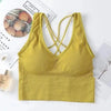 Women Sports Bra Sexy Brathable Sports Top Yoga Bra Push Up Top Female Gym Fitness Sports Underwear Female Seamless bra by Stevvex