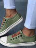 Women Summer Autumn Sneakers Low-Cut Trainers Canvas Flat Sneakers Casual Slip On Canvas Comfortable Walking Flats Shoes For Womens by Stevvex