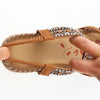 Women Summer Vintage Shoes Sandals Butterfly-knot Rhinestone Slides Elastic Band Sandal Comfort Flats Sandals With Elastic Ankle Strap Casual Rhinestone Shoes Beach Slip On Sandals by Stevvex