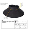 Women Summer Visors Hat Foldable Sun Cap Sun Visor Hats for Women Wide Women's Beach Summer Hat Women's Fedoras Large Beach Hats Lady Beach UV Protection Caps Soft Comfortable Hat by Stevvex