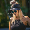 Women Sun Visor Summer Hat Women Anti-ultraviolet Hat Women's Elegant Simple Hat Classic Women's Hat Hollow Top Hat Elastic Hollow Top Hat Outdoor Quick-drying Sun Hat Summer Beach Hat by Stevvex