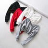 Women Sweatshirt Streetwear Hoodies Hip Pop Crop Top Female Long Sleeve Deep V Neck Pullovers Womens Sweatshirts Pullover Tops Drop Shoulder Running Activewear Casual Gym Workout Sweatshirt by Stevvex
