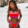 Women Swimsuit Bikini Set New Arrival Women Bandage Bathing Suit Female Swimwear Bathing Suits Beach Wear Bikini Sets Striped Swim Beach Wear by Stevvex