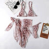 Women Swimsuit High Quality Thong Bikinis Set Swimwear Female Bathing Suit 3 Piece Set Swimsuits by Stevvex