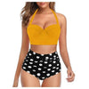 Women Swimsuits Vintage Push Up Polka Dot Plus Size Bathing Suits High Waist Bikini Underwire High Waist Swimsuit Bathing Suits Bikini Women Swimsuits Vintage Push Up Bathing Suits by Stevvex