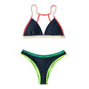 Women Two Piece Triangle Low Waist Bikini Sets Women's Halter Triangle Bikini Bottom Two Piece Swimsuits Swimsuit For Women High Cut Two Pieces Swimwear Beach Bathing Suit Lace Up Two Piece Bathing Suit by Stevvex