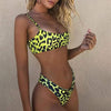 Women Wear Bikini Female Swimwear Beach Bikini Leopard Beachwear Set Women's Square Neck Wide Strap Swimsuit Cheeky Bikini Set High Waist 2 Piece Bathing Suit Bathing Suit Snakeskin Push Up Swimsuit by Stevvex
