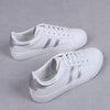 Women White Casual Shoes Casual Women Sneakers Flats Girl Breathble Vulcanized Shoes Lace Up White Casual Style Comfortable Sneakers Eco Leather Street Sneakers by Stevvex