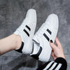 Women White Casual Shoes Casual Women Sneakers Flats Girl Breathble Vulcanized Shoes Lace Up White Casual Style Comfortable Sneakers Eco Leather Street Sneakers by Stevvex