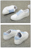 Women White Sneakers Fashion Breathble Vulcanized Shoes Leather Platform Shoes White Lace Up Casual Woman Comfortable Sneakers Leather Spring Flats Trainers Sneakers by Stevvex
