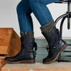 Women Winter Boots Strong Hoof Heels Fashion Comfort Warm Design by Stevvex
