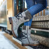 Women Winter Boots Strong Hoof Heels Fashion Comfort Warm Design by Stevvex